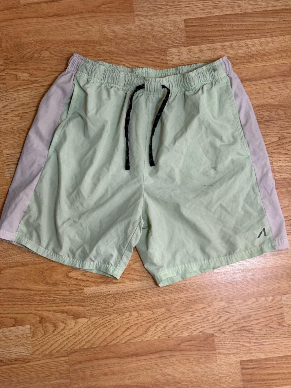 all in motion Mint Green Men's Athletic Shorts with Gray Trim